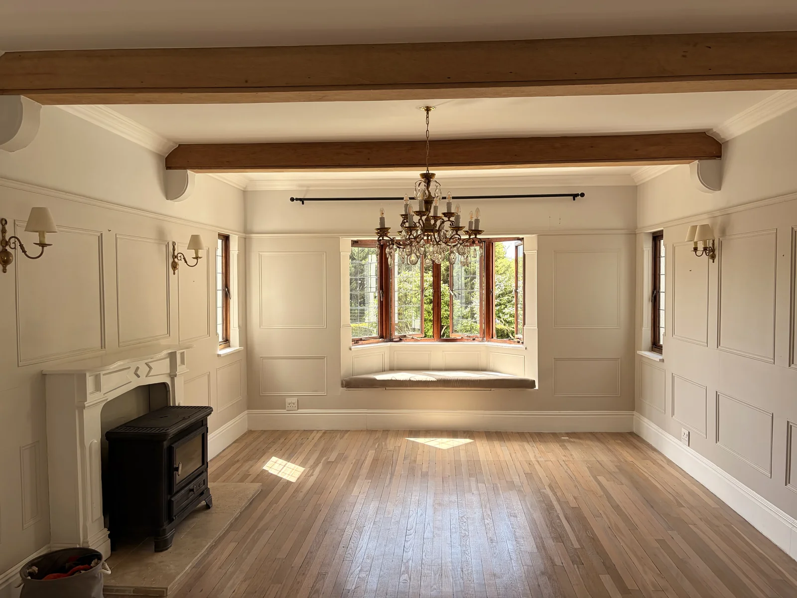 Before: The empty living space